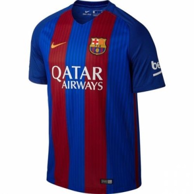 Футбольная футболка для детей Barcelona Домашняя 2016 2017 (рост 164 см)