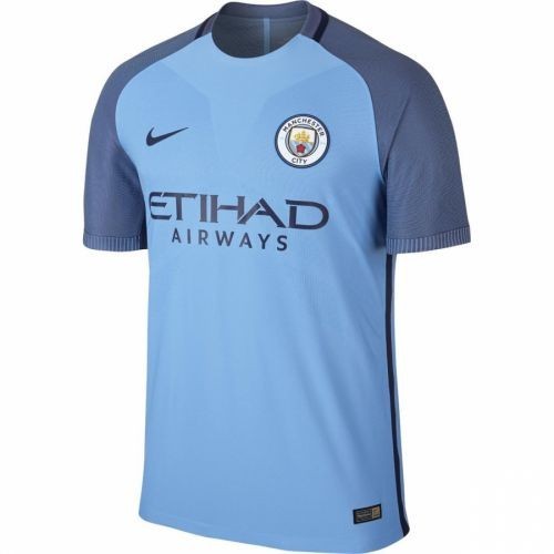 Футбольная футболка для детей Manchester City Домашняя 2016 2017 (рост 140 см)