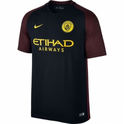 Футбольная футболка для детей Manchester City Гостевая 2015 2016 (рост 164 см)