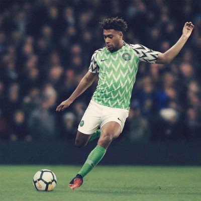 Детская футболка сборной Нигерии ЧМ-2018 Домашняя Рост 152 см
