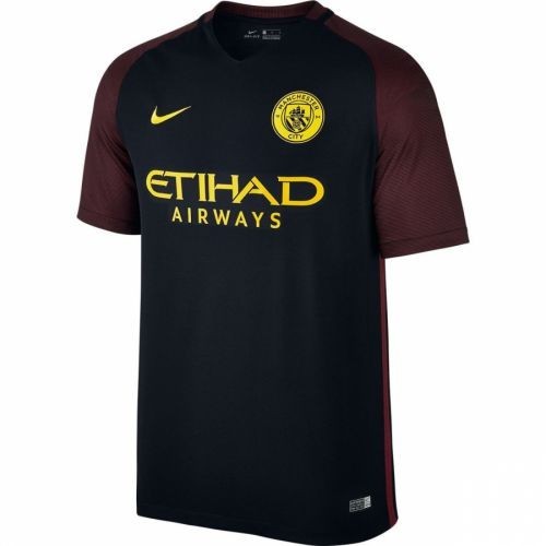 Футбольная футболка для детей Manchester City Гостевая 2015 2016 (рост 140 см)