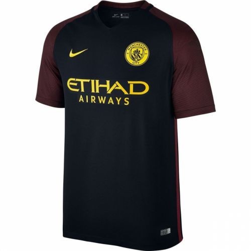 Футбольная футболка для детей Manchester City Гостевая 2015 2016 (рост 128 см)