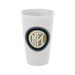Стакан с силиконовой крышкой с логотипом Интер Милан