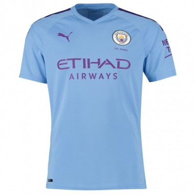 Футбольная футболка для детей Manchester City Домашняя 2019 2020 XL (рост 152 см)