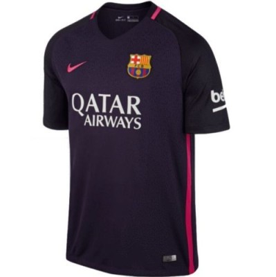 Футбольная футболка для детей Barcelona Гостевая 2016 2017 (рост 128 см)