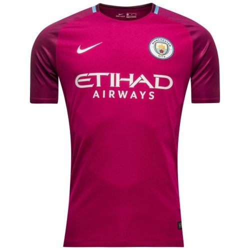 Футбольная футболка для детей Manchester City Гостевая 2017 2018 (рост 164 см)