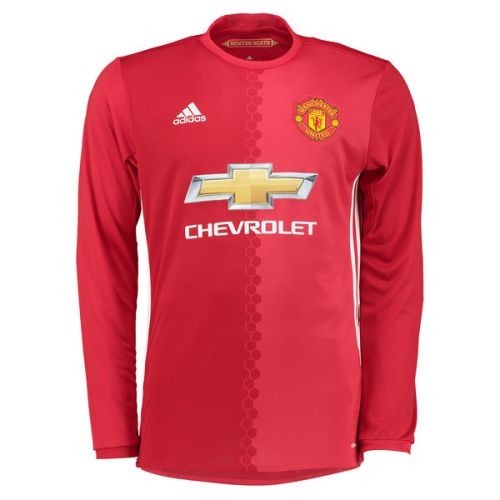 Футбольная футболка Manchester United Домашняя 2016 2017 лонгслив 5XL(60)