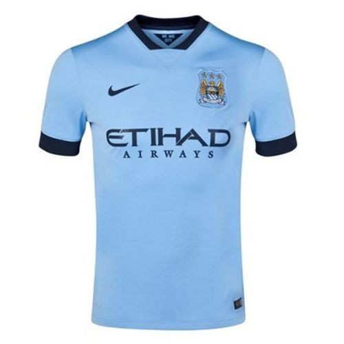 Футбольная футболка для детей Manchester City Домашняя 2014 2015 (рост 140 см)